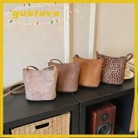 ราคา GUSTAVA Mini Bucket Bag Magnetic Buckle Closed Pure Color Crossbody Bag Stylish Large Capacity Lightweight Women Handbag Daily Match (41431243805)