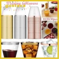 ราคา GUSTAVA 10 20 30 ชิ้นทิ้ง Rose Gold Wine Birthday Party โปร่งใส (58111848690)