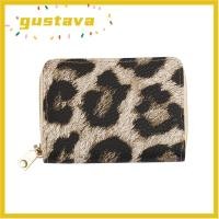 ราคา GUSTAVA กระเป๋าสตางค์ใบเล็กบาง กระเป๋าสตางค์ผู้หญิงลายเสือดาวความจุขนาดใหญ่ กระเป๋าใส่เหรียญออกแบบซิปหนัง PU ผู้หญิงสาว (57759643595)