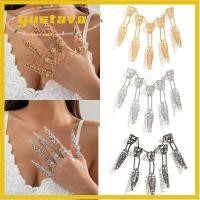 ราคา GUSTAVA สร้อยข้อมือโซ่ข้อมือนิ้วมือ เหล็ก Punk Gothic สร้อยข้อมือ เครื่องประดับมือแฟชั่นบุคลิกภาพ Punk แหวนเล็บคอสเพลย์ (56860775890)