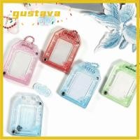 ราคา GUSTAVA Photocard ID Holder 1 นิ้วฝาครอบภาพแม่เหล็ก ปิดแม่เหล็กลายดอกไม้อะคริลิคKpop Idol Card Protector (56259743087)