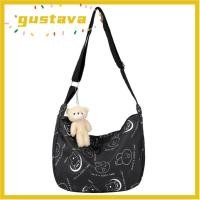 ราคา GUSTAVA กระเป๋าสะพายไหล่พิมพ์ลาย กระเป๋าเป้สะพายหลังกระเป๋าสะพายข้างพิมพ์ลายกระต่ายความจุขนาดใหญ่ กระเป๋าเดินทางใต้วงแขนกันน้ําแฟชั่น (52361372556)