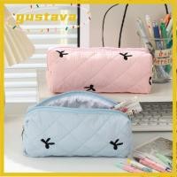 ราคา กระเป๋าใส่ปากกานักเรียน GUSTAVA กระเป๋าดินสอโบว์ผ้านวมสไตล์ INS อุปกรณ์เครื่องเขียนลายดอกไม้ความจุขนาดใหญ่ (51861897398)