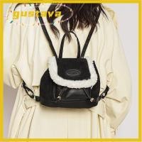 ราคา GUSTAVA กระเป๋าเป้สะพายหลังหนัง PU กระเป๋าเป้สะพายหลังผู้หญิงกันน้ําแบบสบาย ๆ แฟชั่นความจุขนาดใหญ่น้ําหนักเบา PU หนังสลิงกระเป๋าผู้หญิงหญิง (51860682056)