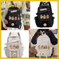 ราคา GUSTAVA กระเป๋าเป้นักเรียน กระเป๋าเป้ Capybara หลายชั้นไนลอน กระเป๋านักเรียนนักเรียนทนคราบความจุขนาดใหญ่อเนกประสงค์ (51660068036)