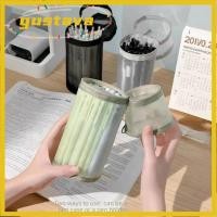 ราคา GUSTAVA Pencil กระเป๋าพลิกตาข่ายสีทึบ กระเป๋านักเรียนที่ใส่ปากกาความจุขนาดใหญ่แบบใสแบบพกพา (51611900974)
