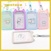 ราคา GUSTAVA 1PC Card Holder การ์ตูนแมว Retractable Reel Lanyard Bank ฝาครอบบัตรเครดิต (51411905768)