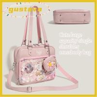 ราคา GUSTAVA Ita กระเป๋า กระเป๋าสะพาย Harajuku Lolita ความจุขนาดใหญ่ น่ารัก PU JK Y2K Tote Bag Women (51211254038)