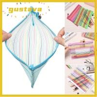 ราคา GUSTAVA 1 ชิ้นซิปกระเป๋าถือดินสอสีทึบสีรุ้งไนลอนเครื่องเขียนเครื่องสําอางที่เก็บเครื่องสําอาง (51210583758)