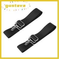 ราคา GUSTAVA สายกระเป๋าทดแทน 2 ชิ้น สายกระเป๋าสะพายข้างแบบปรับได้ไนลอน สายสะพายไหล่ปรับได้สีดําทนทานสําหรับกระเป๋าถือผู้หญิง (50960880437)