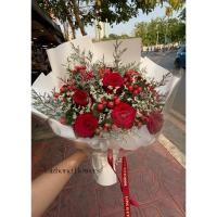 ราคา ส่งด่วน กทม ปริมณฑล ช่อดอกไม้ กุหลาบแดงจีน ช่อดอกไม้สด ช่อดอกไม้แสดงความยินดี (46555375717)
