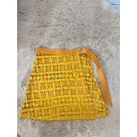 ราคา กระโปรงลูกไม้สีเหลือง (54756657092)