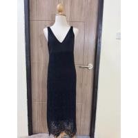 ราคา ชุดเดรสสูกไม้สีดำ ZARA (53155997318)