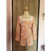 ราคา ชุดเซตกางเกงขาสั้น เสื้อแขนยาว สีส้ม (40530434811)