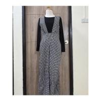 ราคา จั๊มสูทกางเกง Nida ลายสก๊อต (29844249272)
