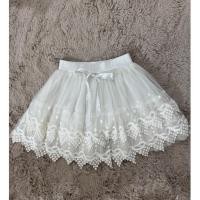 ราคา กระโปรงลูกไม้สีขาว มือสอง (28394238703)