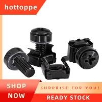 ราคา hottoppe50Pcs M6x16mm Rack Mount Cage Nut Server Rack ชุดและถั่วและเครื่องซักผ้าสําหรับ Rack Mount Server ตู้ (52261463802)
