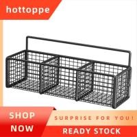 ราคา hottoppe1 ชิ้นโลหะลวดตะกร้าเก็บห้องครัวสีดําติดผนังสําหรับตู้เสื้อผ้าตู้กับข้าว (51961472403)