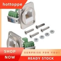 ราคา อะแดปเตอร์เทอร์มินัลเมาท์แผง RJ45 ของ2PCS RJ45 RJ45 8P8C หญิงแผง Mount Connector RJ45 Solderless Terminal Extender (50612001906)