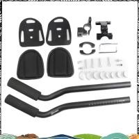 ราคา Super Bike Aero Bar อลูมิเนียมอัลลอยด์ Aero Bars สําหรับจักรยานเสือภูเขาบนถนน จักรยาน Racing TT Handlebar Clip on Armrest Bar (28659317909)