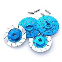 ราคา 4PCS Metal Brake Disc Hex Adapter for 1 10 Sakura D4 RC Car Blue (17622987231)