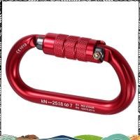 ราคา Super Carabiner คลิปล็อคสําหรับงานหนัก 25KN สําหรับปีนเขา Rock Climbing Rappelling with Lock Rock (54910954478)