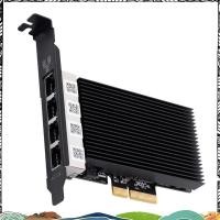 ราคา Super 2 5Gbps PCIe การ์ดเครือข่ายสําหรับ I226 10 100 1000 2500Mbps RJ45 4 พอร์ตอะแดปเตอร์ LAN สําหรับเดสก์ท็อป PC 10 11 (54609367780)