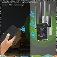 ราคา Super 300 Mbps Wireless Wi Fi Repeater Network AP เครื่องขยายสัญญาณ Booster Extender เราเตอร์ไร้สาย A (52810851484)