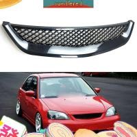 ราคา ตะแกรงกระจังหน้าเครื่องยนต์ สีดํามันวาว สําหรับ Honda Civic JDM Type R 2001 2003 2DR 4DR EM ES (21985111152)