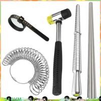 ราคา แหวนก้านวัด Mandrel อลูมิเนียมพร้อมแหวนเหล็กสำหรับการวัดขนาดนิ้ว (54709358714)