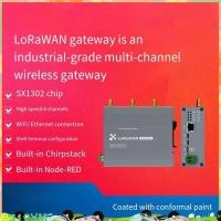 ราคา Half Duplex WiFi LoRaWAN Gateway 470MHZ 27dbm DC8 28V SX1302 8 ช่อง Open Source Multi Channel (52510973874)