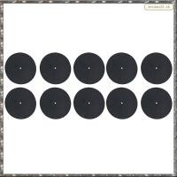 ราคา LHY เครื่องเล่นแผ่นเสียงไวนิลป้องกันไฟฟ้าสถิตย์ Turntable Platter Mat ลดเสียงรบกวน Slipmat 10 ชิ้น สําหรับคุณภาพเสียงที่ได้รับการปรับปรุง 7 นิ้ว (50104803294)