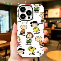 ราคา น่ารัก Snoopy Woodstock เพื่อน 2 ใน 1 ฟิล์มเคสโทรศัพท์แม่เหล็กสําหรับ iPhone 17 Pro Max Air 16 Pro Max 15 Pro Max โทรศัพท์ฝาหลังสําหรับ iPhone 12 13 14 Pro Max Back Shell (51860467395)