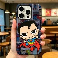 ราคา Super Man 2 ใน 1 ฟิล์มเคสโทรศัพท์แม่เหล็กสําหรับ iPhone 17 Pro Max Air 16 Pro Max 15 Pro Max โทรศัพท์ฝาหลังสําหรับ iPhone 12 13 14 Pro Max กลับ Shell (50160121518)