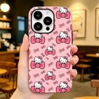 ราคา น่ารัก Kitty 2 ใน 1 ฟิล์มเคสโทรศัพท์แม่เหล็กสําหรับiPhone 17 Pro Max Air 16 Pro Max 15 Pro Maxโทรศัพท์ปกหลังสําหรับiPhone 12 13 14 Pro Maxกลับเชลล์ (49010491317)