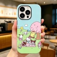ราคา น่ารัก Kitty Melody PomPomPurin Kuromi 2 in 1 ฟิล์มเคสโทรศัพท์แม่เหล็กสําหรับiPhone 17 Pro Max Air 16 Pro Max 15 Pro Maxโทรศัพท์ปกหลังสําหรับiPhone 12 13 14 Pro Maxกลับเชลล์ (47410482551)
