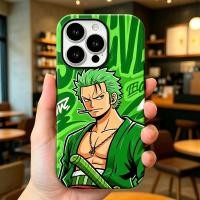ราคา One Piece Zoro 2 in 1 ฟิล์มเคสโทรศัพท์สําหรับ iPhone 17 Pro Max Air 16 Pro Max 15 Pro Max โทรศัพท์ปกหลังสําหรับ iPhone 12 13 14 Pro Max กลับ Shell (47210225674)