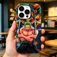 ราคา One Piece Zoro 2 in 1 ฟิล์มเคสโทรศัพท์แม่เหล็กสําหรับ iPhone 17 Pro Max Air 16 Pro Max 15 Pro Max โทรศัพท์ปกหลังสําหรับ iPhone 12 13 14 Pro Max กลับ Shell (44810315894)