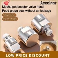 ราคา ACECINAR Moka Pot ชุดแกนวาล์วคู่ วาล์วกันรั่ว Core Moka Pot วาล์วแรงดัน แหวนปิดผนึก Moka Pot Booster Plug สําหรับ 2 4Cups Dual Valve Mocha Pot Accessory (49761060539)