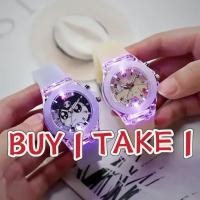 ราคา MUHUO BUY 1 Take 1 รูปแบบเด็กนาฬิกาข้อมือนาฬิกา Cinnamoroll นาฬิกา My Melody Kuromi การ์ตูนควอตซ์นาฬิกา KT นักเรียนนาฬิกาเด็กของเล่น (42016389113)