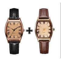 ราคา ซื้อ 1 Take 1Women Watch นาฬิกาข้อมือสุภาพสตรีสีน้ําตาล Retro Vintage สร้อยข้อมือหนังควอตซ์นาฬิกา Reloj (41016393797)