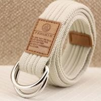 ราคา เข็มขัดแบบทหารสำหรับเด็กวัยเรียนและเยาวชน หัวเข็มขัดแบบแหวนคู่ สไตล์เกาหลีสำหรับใส่กับยีนส์ (54407694534)