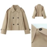 ราคา ZARA ฤดูใบไม้ร่วงสไตล์อังกฤษคลาสสิก Cardigan กันลม ดีไซน์ Lapel แขนยาว (43672178904)