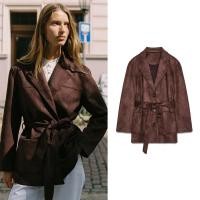 ราคา ZARA 2025 ฤดูใบไม้ร่วงผลิตภัณฑ์ใหม่เสื้อผ้าสตรีอารมณ์ All Match แขนยาวหนังขนแกะเสื้อแจ็คเก็ต4968221 700 (43667551217)