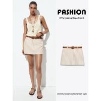 ราคา ZARA 2025 ฤดูร้อน ผู้หญิง Casual Culottes ลายสบาย 1478110 (29588202594)