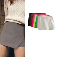 ราคา Zara สินค้าใหม่ Womens อสมมาตร All Match Short Grey Hakama 3152532 (26878090486)