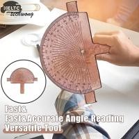 ราคา TECHWONG เครื่องตรวจจับมุม ไม้วัดที่ถูกต้อง Precision Angle Finder ทนทานเลเซอร์แกะสลัก Handcrafted ไม้โปรแทรกเตอร์สําหรับช่างเชื่อม ช่างไม้ Piperfitters (56710831463)