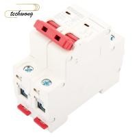 ราคา TECHWONG Mini Circuit Breaker DZ47 63Z 2P DC 500V Circuit Breaker Air Switch 10A 16A 20A 32A 40A 63A DC MCB อุตสาหกรรม (51361029418)