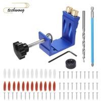 ราคา TECHWONG Pocket Hole Jig DIY 15 องศามุมเฉียง JIG Professional ปรับ Multi Function เจาะ Positioner งานไม้ (50960539661)