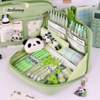 ราคา TECHWONG Penicl 12 Layer ขนาดใหญ่เปิดปากกากระเป๋า ทนทานขนาดใหญ่ความจุ Multi Compartment เครื่องเขียน Organizer กระเป๋าเครื่องเขียนนักเรียน (49110415442)